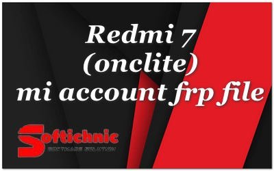 Redmi 7 (onclite) mi account frp file