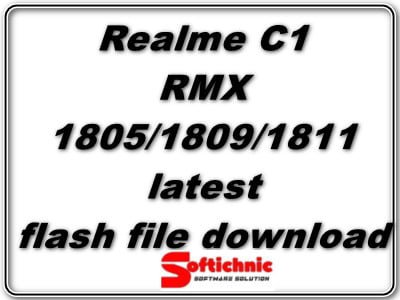 Realme C1 RMX1811 Latest Firmware