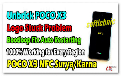 poco x3 logo restart problem