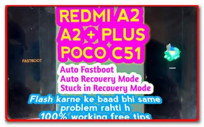 Redmi A2 + Fasboot