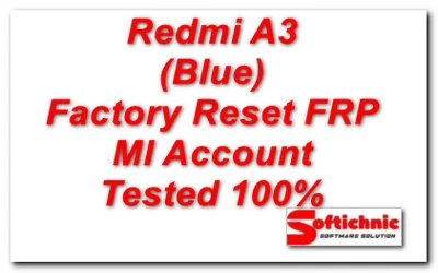 Redmi A3 (Blue) Factory Reset Frp Mi Account Tested 100% Redmi A3 (Blue) Factory Reset Frp Mi Account Tested 100%
